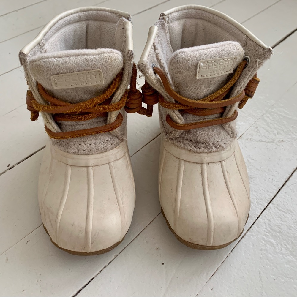 Sperry Saltwater Wool Duck Boot Sz. 7 -toddler